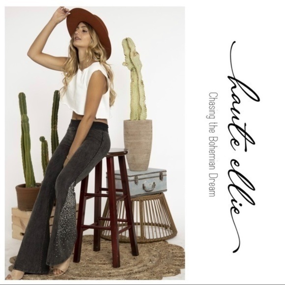 RONSTADT-Mineral Wash Wide Leg Yoga Pant - Picture 6 of 15